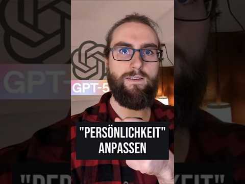 GPT-5 ist dir zu "gemein"? So fixt du es! #tech #techtips #ai #ki #openai
