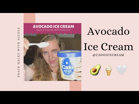 Avocado Ice Cream | Snack Hacks with Nicole