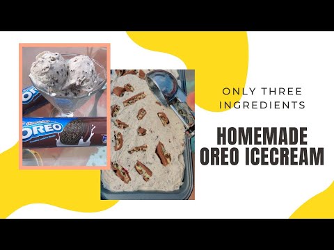 How to make Oreo Ice-Cream at home | Rutika Patel | Euphoric Cakes