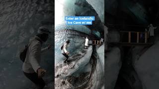 Glacier hunting in Iceland 🇮🇸 Would you enter? #glacier #icecave #katlatrack #vik