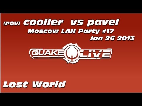 coolleR vs pavel - Moscow Quake LAN Party #17 [Jan 26 2013] (Quake Live Shoutcast)