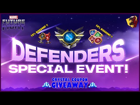 Marvel Future Fight - AWESOME MARCH EVENT = DEFENDERS SPECIAL EVENT / Crystal Coupon Giveaway