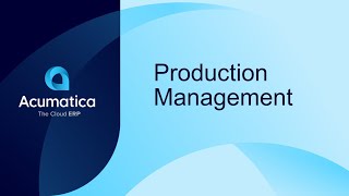 Production Management