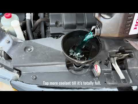 2011 - 2017 Honda Odyssey Radiator Coolant Replace