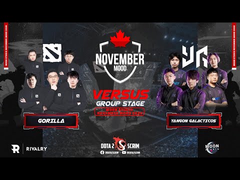 Gorilla vs Yangon Galacticos - Moon Studio November Mood 2022 - Group Stage - Game Highlights - BO2