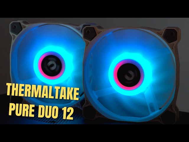 Quạt tản nhiệt Thermaltake Pure Duo 12 ARGB Sync (Gói 2 quạt) - Màu đen