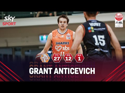 Grant Anticevich 27 PTS, 12 REB vs. Hawke's Bay Hawks