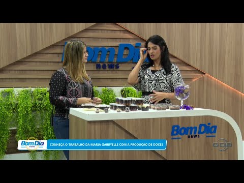 Conheça o trabalho de Maria Gabryelle com a produção de doces 28 02 2023
