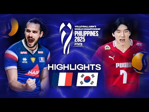 France 🇫🇷 vs. Korea 🇰🇷 - Highlights | Men's World Championships 2025