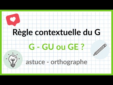 SPELLING | G - GE or GU?