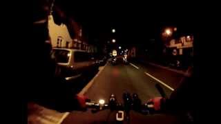 preview picture of video 'Riding through Pewsey village at night'