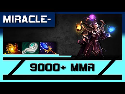 Dota 2 VOD Miracle- Invoker 9000+ MMR | Full Game Pro Guide Gameplay