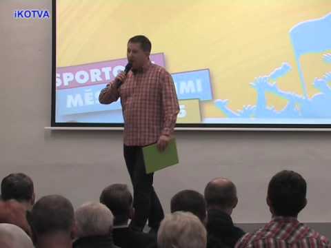 Sportovci města Kuřimi 2015. Zahájení dle šablony.