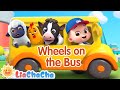 Wheels On The Bus Farm Animals Version EP59 LiaChaCha Nursery Rhymes Baby Songs