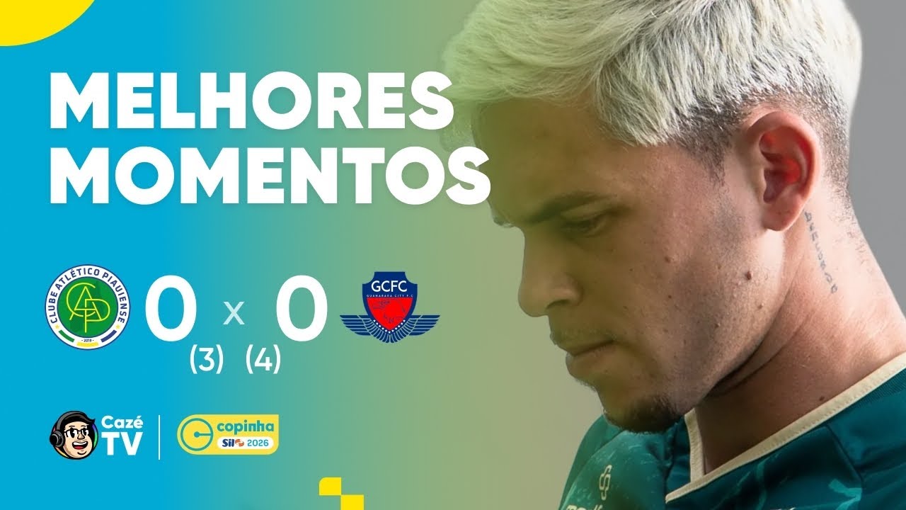 MELHORES MOMENTOS: ATLÉTICO PIAUIENSE 0 X 0 GUANABARA CITY | COPINHA 2026 | OITAVAS DE FINAL