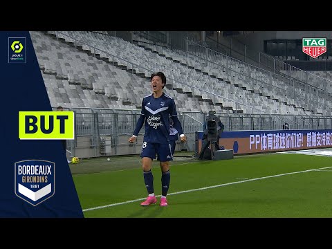 But Ui Jo HWANG (24' - GdB) FC GIRONDINS DE BORDEAUX - AS SAINT-ÉTIENNE (1-2) 20/21