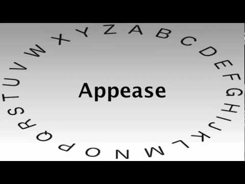 SAT Vocabulary Words and Definitions — Appease