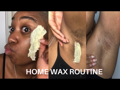 AT HOME WAXING ROUTINE | HARD WAX