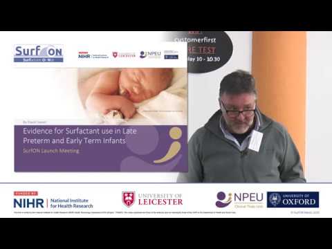 Surfactant for Respiratory Distress Syndrome in Late Preterms – The Evidence