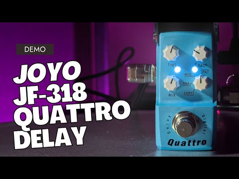 Joyo JF-318 Ironman Quattro Digital Delay guitarpedal demo