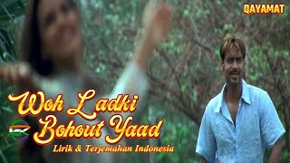 Download lagu Woh Ladki Bohout Yaad Lirik Terjemahan Indonesia - Kumar Sanu - Alka Yagnik - Ajay Devgn mp3 Download lagu Woh Ladki Bohout Yaad Lirik Terjemahan Indonesia - Kumar Sanu - Alka Yagnik - Ajay Devgn mp3