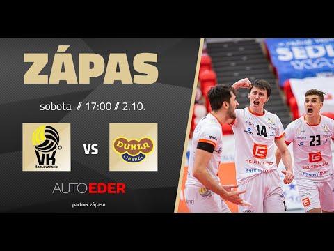 2. kolo Extraligy:  VK ČEZ Karlovarsko - Dukla Liberec