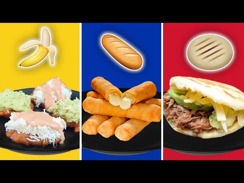 3 Recetas VENEZOLANAS que vas a FLIPAR! | TEQUEÑOS | AREPAS | PATACONES
