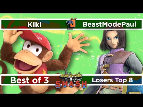 BWS 53 Losers Top 8 - Kiki (Diddy Kong) v BeastModePaul (Hero) - CFL SSBU