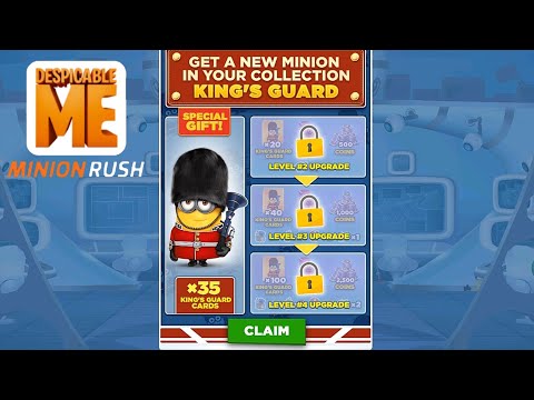 Minion rush CLAIM SPECIAL GIFT new minion ARTIST STUART gameplay