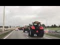 Ook op de A29 richting de Heinenoordtunnel is het druk