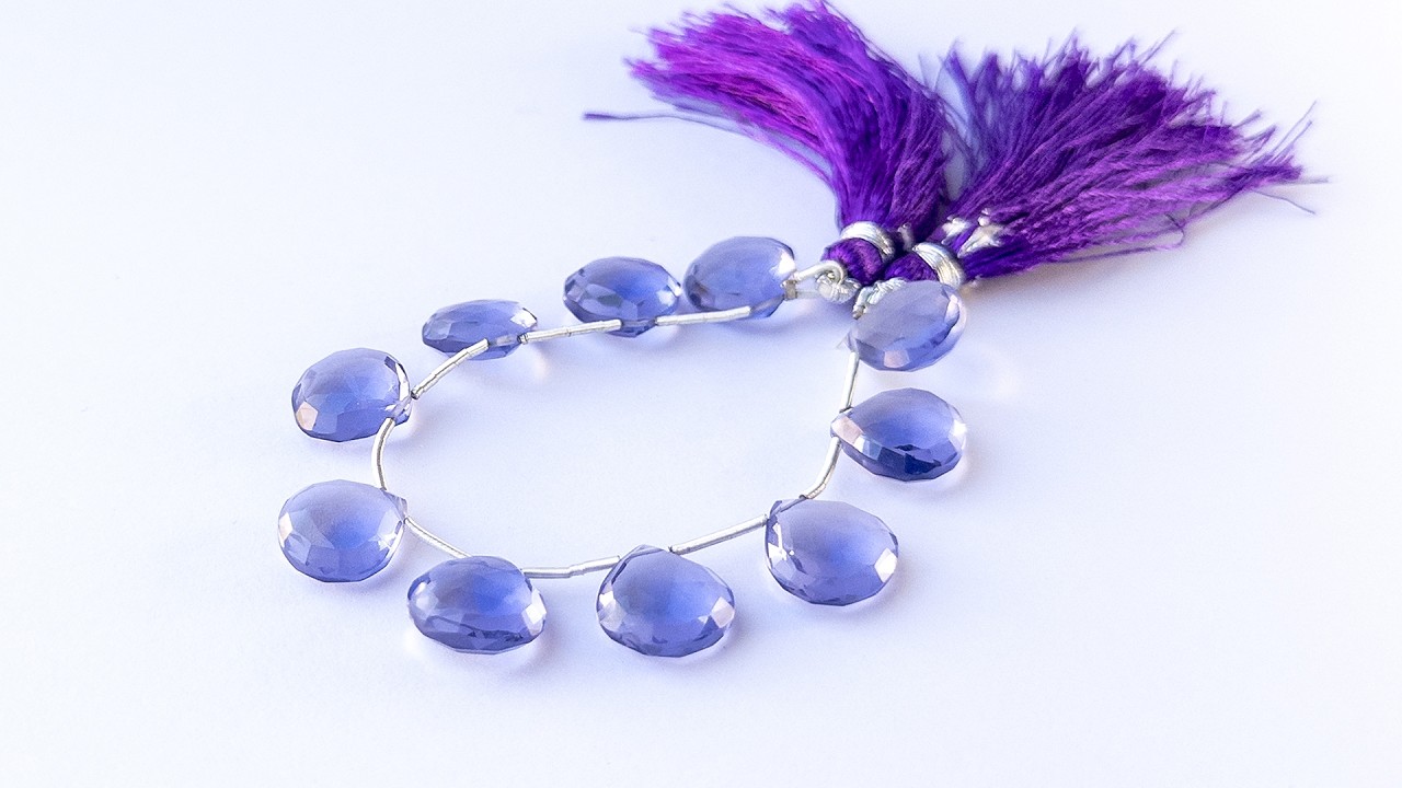 Hydro | Faceted Briolette | 11.8-12.2mm Bead Size | 10 Pieces video