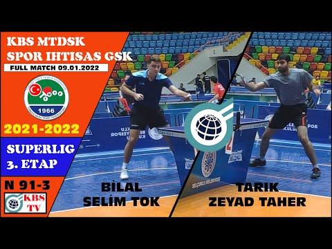 BİLAL SELİM TOK - TARIK ZEYAD TAHER (KBS MTD SK - ÇORUM SPOR İHTİSAS GSK) MAÇ 3
