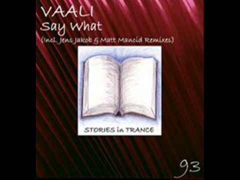 Vaali - Say What (Matt Mancid Remix)