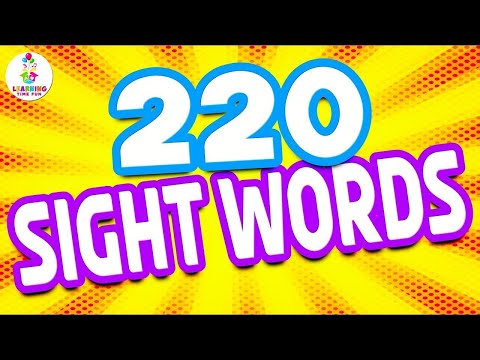 Easy SIGHT WORDS for CHILDREN! (Preschool to Grade 3 Dolch Sight Words)
