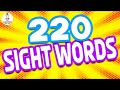Easy SIGHT WORDS For CHILDREN Preschool To Grade 3 Dolch Sight Words