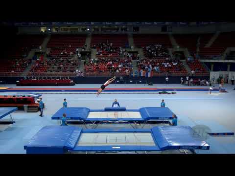 USMONOV Samirbek (UZB) - 2017 Trampoline Worlds, Sofia (BUL) - Qualification Trampoline Routine 1