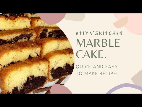 MARBLE CAKE - QUICK AND EASY!