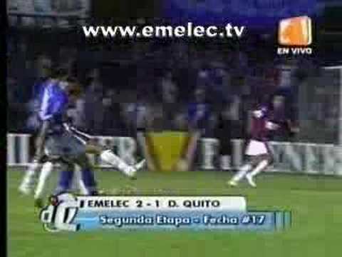 Emelec vs. Deportivo Quito 3 Oct 2007 (2do gol)