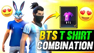 BTS T-SHIRT DRESS COMBINATION | BTS DRESS COMBINATION FREE FIRE