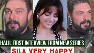 Halil Ibrahim Ceyhan First Interview From New Series !Sila Turkoglu Very Happy