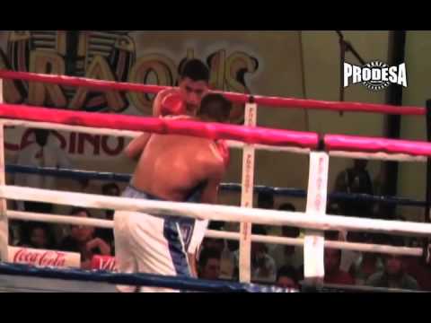 Pelea Cristhian Ruiz vs Jose Adan Varela - Videos Prodesa