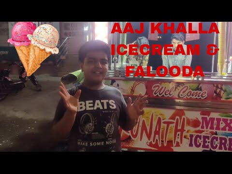 Aaj khalli icecream anhi pila  falooda / Aryan Jigisha and Mom Vlog #04