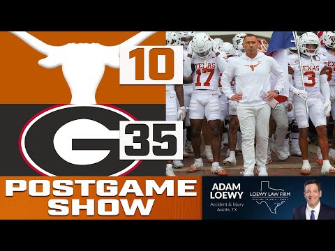 Texas vs Georgia Postgame Show | The Longhorns Fall to 7-3 and Likely are Out of the CFP