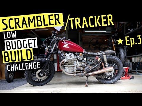 How to Build a ★ Scrambler on a Budget Challenge Ep. 3 - Honda CX500 Street Scrambler  Tracker Build Video