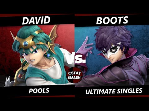 NO CAPS 9/13/19  - David (Hero, Joker) vs  Boots (Joker) Smash Ultimate Pools