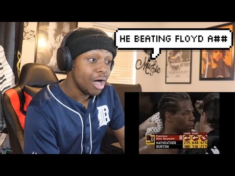 REACTING TO MAYWEATHER'S HARDEST FIGHT!! Floyd Mayweather Jr vs Emanuel Augustus Burton