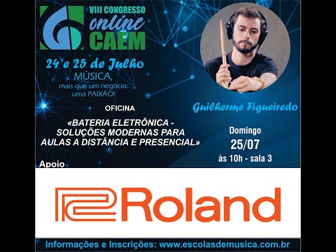 CAEM | Bateria Eletrônica - Soluções Modernas para aulas a distância e presencial com Gui Figueiredo