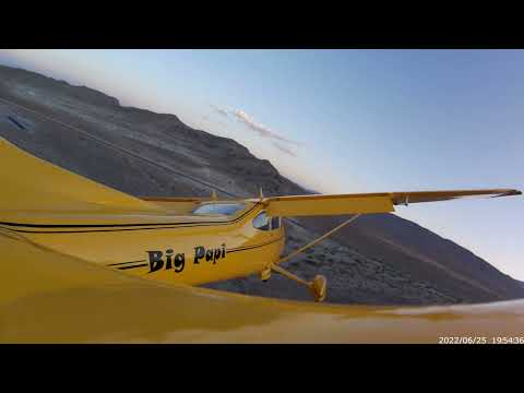 Las vegas Soaring Club Left Traffic Pattern Dusk Flight.