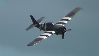 preview picture of video 'FM-2 Wildcat at Duxford 25th May 2014'