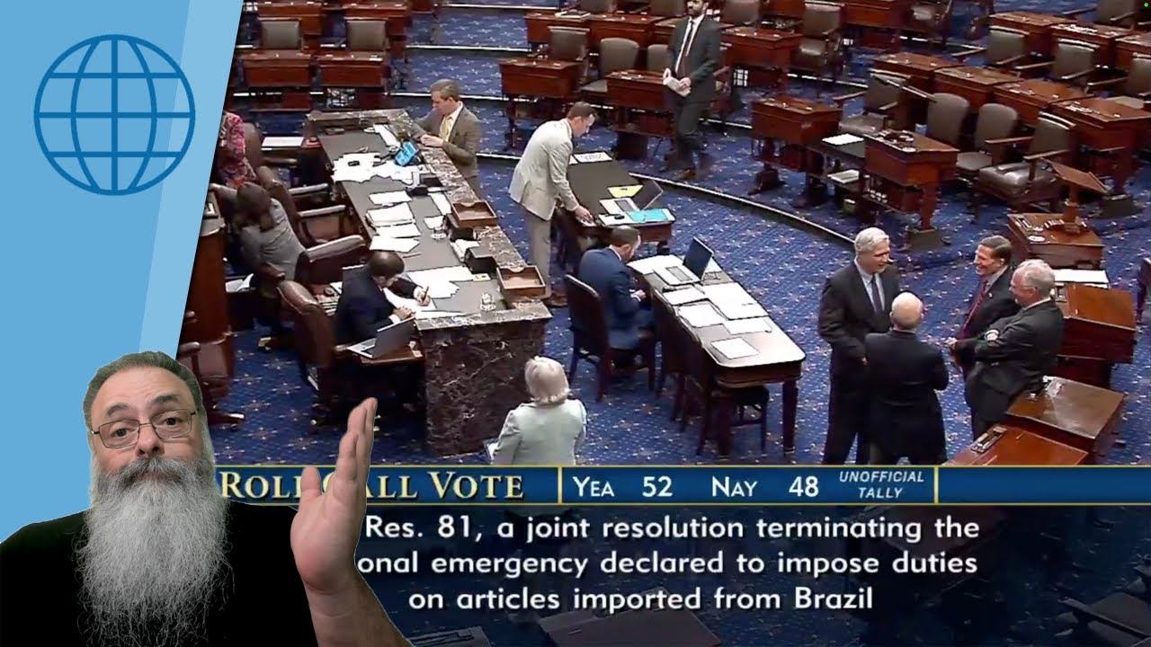 SENADO AMERICANO APROVA RESOLUÇÃO para ACABAR com TARIFAS para o BRASIL: SÓ QUE... NÃO MUDA NADA